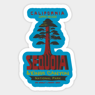 Sequoia and Kings Canyon National Park California Sticker